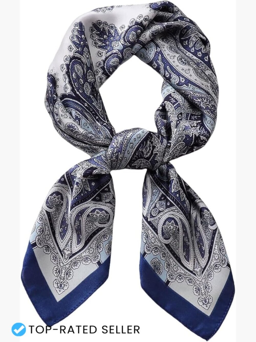 Paisley Square Head Scarf for Women Western Country Neck Scarf Vintage Wraps